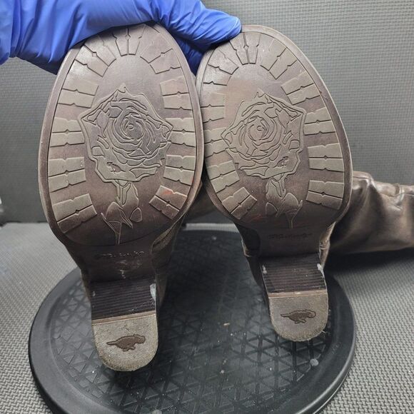 Womens Sz 10 Brown Rocket Dog Shelly Heeled Boots - Picture 9 of 10